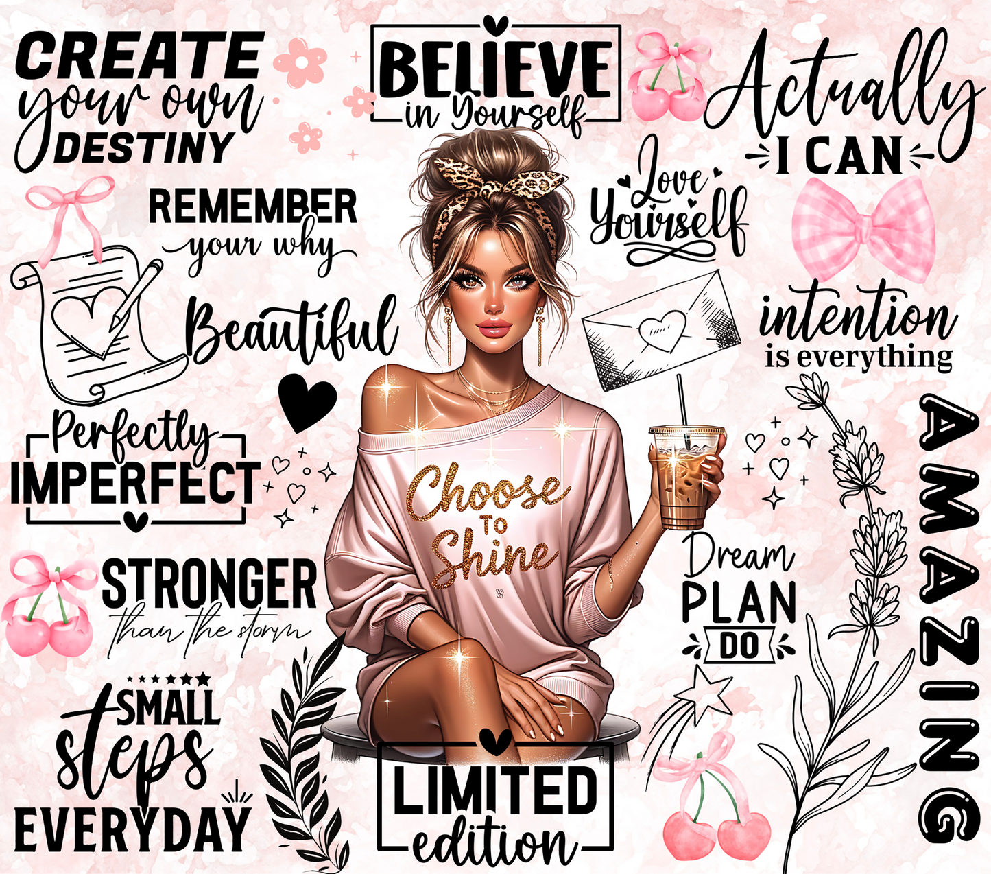 Believe In Yourself 20 oz tumbler