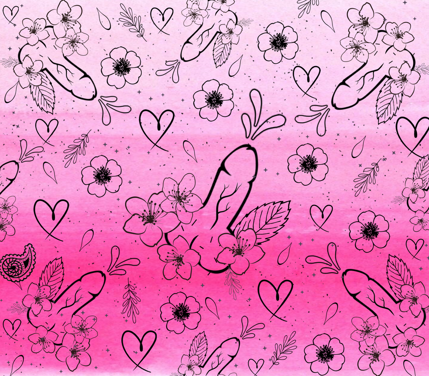 Pink P*nis Tumbler