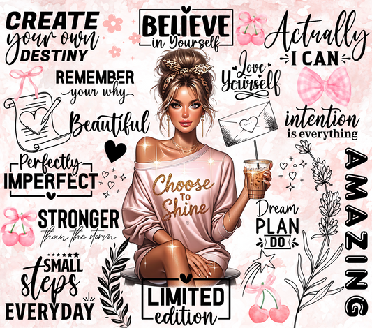 Believe In Yourself 20 oz tumbler