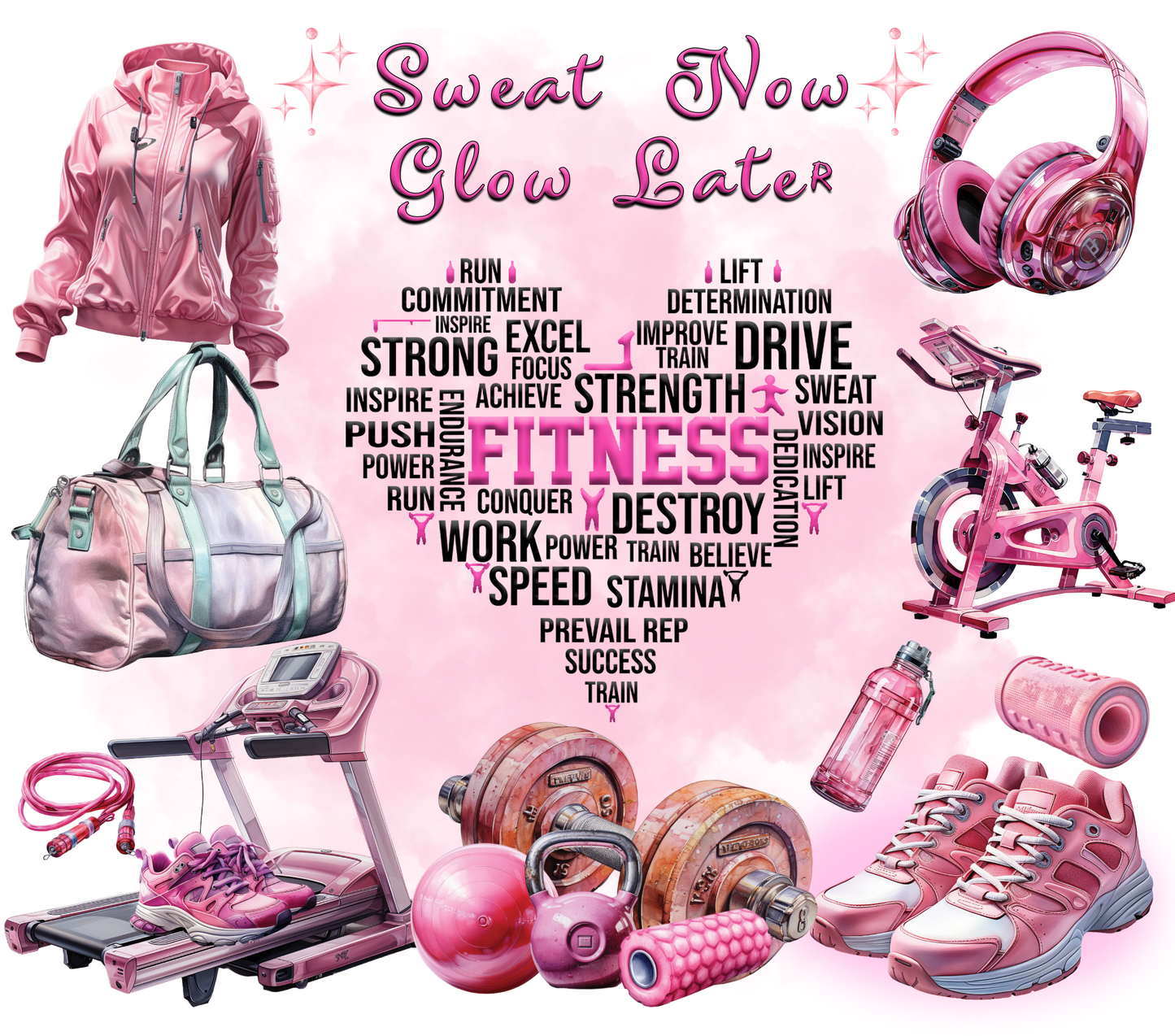 Sweat Now Glow Later Tumbler