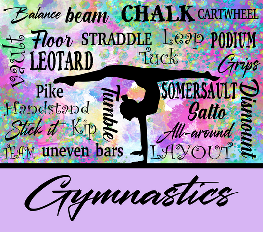 Multi Gymnastics Tumbler