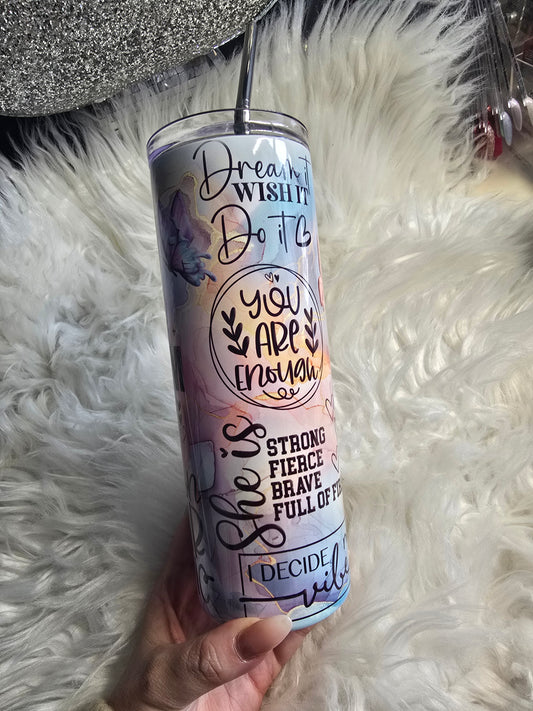 Multi Affirmation Tumbler